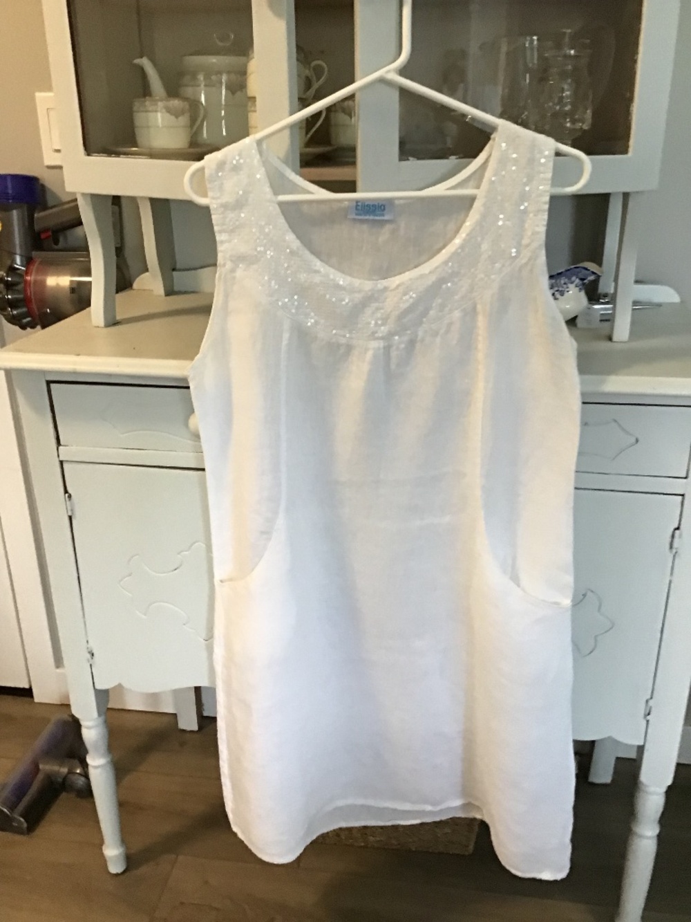 Beautiful Vintage  Linen Loungewear - Picture 12 of 14